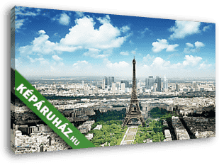 Eiffel-torony Párizsban, Franciaországban - vászonkép 3D látványterv