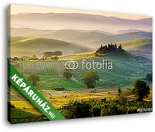 Val d'Orcia, Toscana - vászonkép 3D látványterv