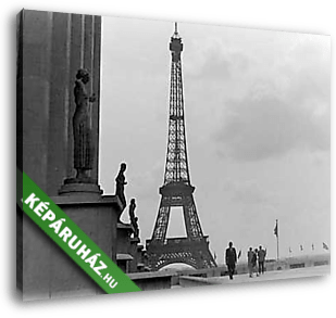 Az Eiffel-torony 1960-ban - vászonkép 3D látványterv