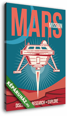 Mars mission  - vászonkép 3D látványterv