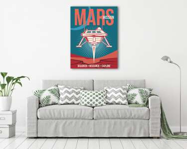 Mars mission  (vászonkép) - vászonkép, falikép otthonra és irodába