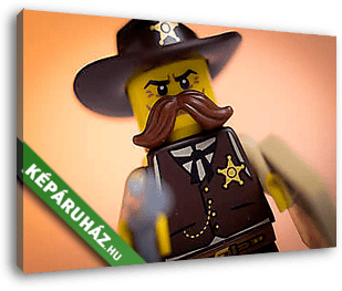 LEGO Characters - Sheriff - vászonkép 3D látványterv