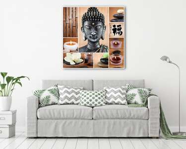zen buddha (vászonkép) - vászonkép, falikép otthonra és irodába