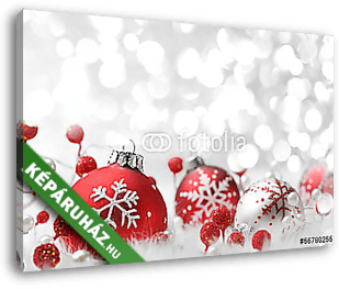 Karácsonyi dekoráció - vászonkép 3D látványterv