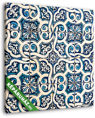 Azulejos, traditional Portuguese tiles - vászonkép 3D látványterv