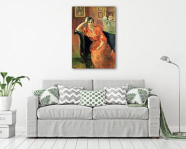 Jeanne Pontillon portréja (vászonkép) - vászonkép, falikép otthonra és irodába