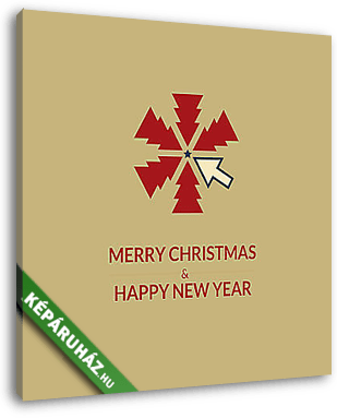Karácsonyi dekoráció (BOX-12) - vászonkép 3D látványterv