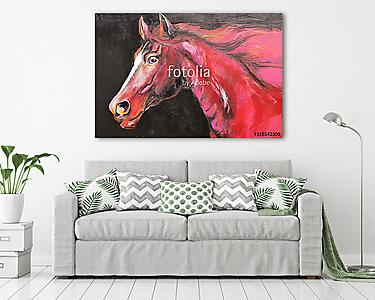 Ló vágtat festmény (vászonkép) - vászonkép, falikép otthonra és irodába