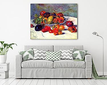 Csendélet trópusi gyümölcsökkel (vászonkép) - vászonkép, falikép otthonra és irodába