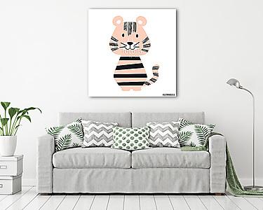Tigris kölyök (vászonkép) - vászonkép, falikép otthonra és irodába