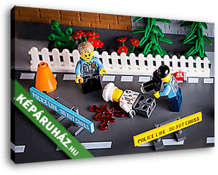 LEGO City - CSI Helyszínelés - vászonkép 3D látványterv
