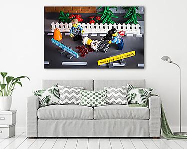 LEGO City - CSI Helyszínelés (vászonkép) - vászonkép, falikép otthonra és irodába