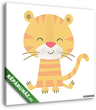 Cuki tigris - vászonkép 3D látványterv