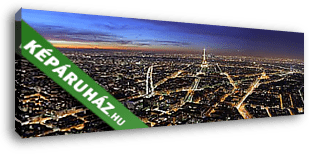 Párizsi panoráma - vászonkép 3D látványterv