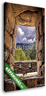Inca város Machu Picchu (Peru) - vászonkép 3D látványterv