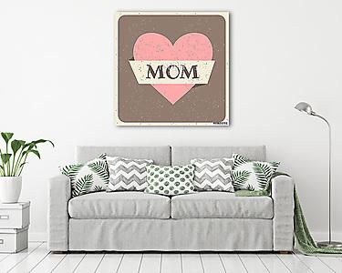 Anyák napja üdvözlőlap design (vászonkép) - vászonkép, falikép otthonra és irodába