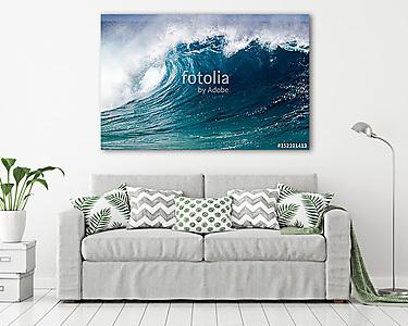 A big breaking Ocean wave on the north shore of Oahu Hawaii (vászonkép) - vászonkép, falikép otthonra és irodába