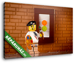 LEGO Characthers - Az alkotás - vászonkép 3D látványterv