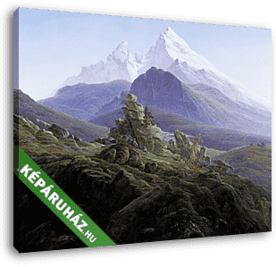 A Watzmann hegy (Németország) - vászonkép 3D látványterv