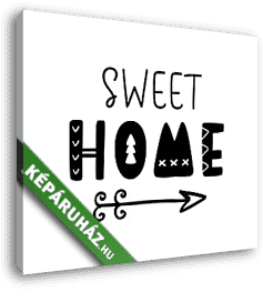 Sweet Home - Édes otthon - vászonkép 3D látványterv