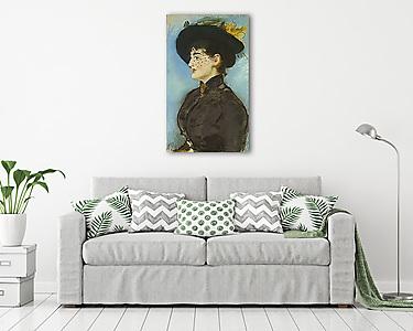 Irma Brunner arcképe (vászonkép) - vászonkép, falikép otthonra és irodába