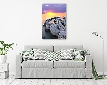 sorozatos adriatikus naplementékből i (vászonkép) - vászonkép, falikép otthonra és irodába