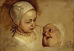 Elizabeth hercegnő és Anna hercegnő, I. Károly lánya vászonkép, poszter vagy falikép