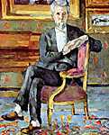 Victor Chocquet ülő portréja vászonkép, poszter vagy falikép
