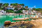 Mittelmeer Insel Mallorca Spanien, Fischerei Hafen Bucht Cala Fi vászonkép, poszter vagy falikép