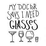 My doctor says I need glasses - A doktorom szerint (szem)üvegekre van szükségem vászonkép, poszter vagy falikép