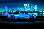 BMW i8 Blue by Night vászonkép, poszter vagy falikép