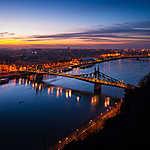 Budapest fényei, Szabadság-híd vászonkép, poszter vagy falikép