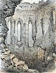 A beckói vár romjai vászonkép, poszter vagy falikép