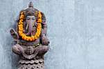 Ganesha szobor, Bali, Indonezia vászonkép, poszter vagy falikép