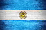 Argentína zászlója vászonkép, poszter vagy falikép