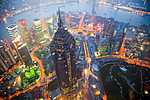 Shanghai felhőkarcolói vászonkép, poszter vagy falikép