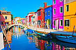 Burano bei Venedig, Olaszország vászonkép, poszter vagy falikép