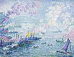 A rotterdami kikötő (1907) vászonkép, poszter vagy falikép