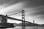 Golden Gate Bridge fekete-fehér vászonkép, poszter vagy falikép