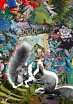 Squirrels (MenzArt) vászonkép, poszter vagy falikép