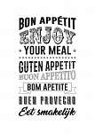 Bon appétit-3 vászonkép, poszter vagy falikép