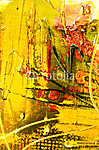Színek festése absztrakt struktúra sárga vászonkép, poszter vagy falikép