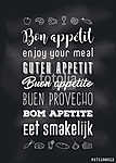 Bon appétit-2 vászonkép, poszter vagy falikép