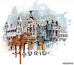 Spanyolország Madrid vászonkép, poszter vagy falikép