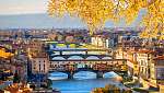 Ponte Vecchio ősszel, Firenze vászonkép, poszter vagy falikép