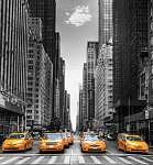 Avenue taxival New Yorkban. vászonkép, poszter vagy falikép