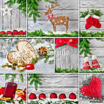 Karácsonyi dekoráció vászonkép, poszter vagy falikép