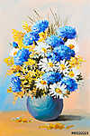 Csendélet virágokkal (olajfestmény reprodukció) vászonkép, poszter vagy falikép