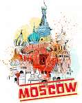 Moscow vászonkép, poszter vagy falikép