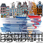 Amszterdam vászonkép, poszter vagy falikép